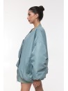 Bomber oversize jacket old green