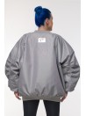 Kurtka typu bomber oversize grey