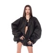 Bomber oversize jacket black