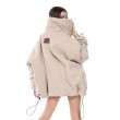 Teddy bomber jacket in mocca