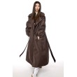 Oversize maxi trench coat in praline