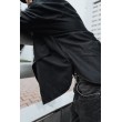 Black oversize shirt jacket