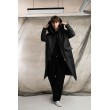 Parka Longline Hoodie Oversize black