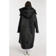 Parka Longline Hoodie Oversize black