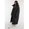 Parka Longline Hoodie Oversize black