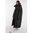 Parka Longline Hoodie Oversize black