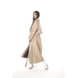 Coat / trench maxi oversize mocca