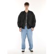 copy of Oversized zipper bomber jacket in black