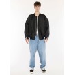 Kurtka typu bomber oversize czarna zipper