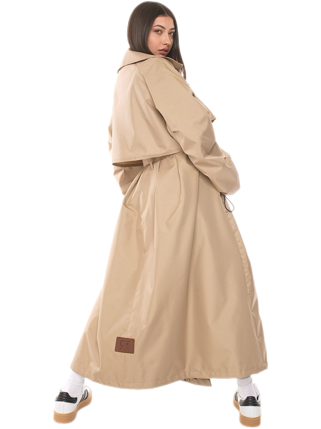 Trencz maxi oversize mocca