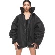 Bomber oversize jacket black