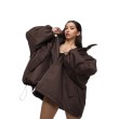 Praline oversize bomber jacket