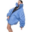 Bomber oversize baby blue jacket