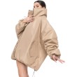 Bomber oversize jacket mocca