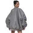 Bomber oversize jacket old grey