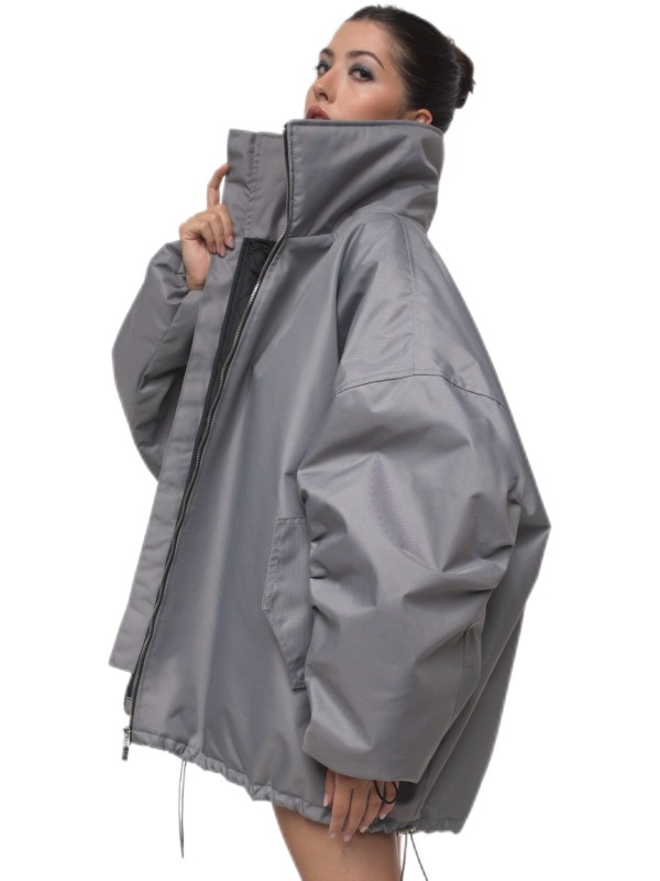 Bomber oversize jacket grey