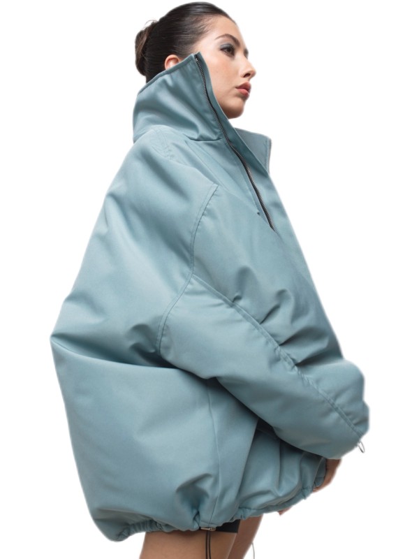 Bomber oversize jacket old green