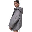 Kurtka bomber hoodie oversize grey