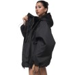 Kurtka bomber hoodie oversize black