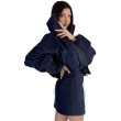 Mini spódnica kopertowa dark denim