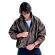 Men's Camo looseZip oversize jacket