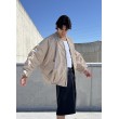 Bomber oversize jacket in mocca