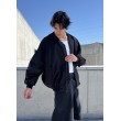 Bomber oversize jacket black