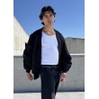 Bomber oversize jacket black