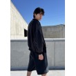 Bomber oversize jacket black