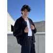 Bomber oversize jacket black