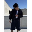 Bomber oversize jacket black