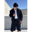 Bomber oversize jacket black