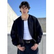 Bomber oversize jacket black