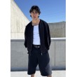 Bomber oversize jacket black