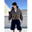 Men's Camo looseZip oversize jacket