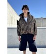 Men's Camo looseZip oversize jacket