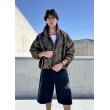 Men's Camo looseZip oversize jacket