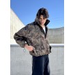 Men's Camo looseZip oversize jacket