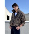Men's Camo looseZip oversize jacket