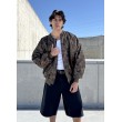 Men's Bomber oversize jacket in camo