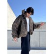 Camo oversized collar bomber jacket