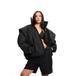 Parachute oversize bomber jacket