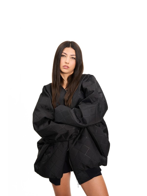 Cloud oversize bomber jacket