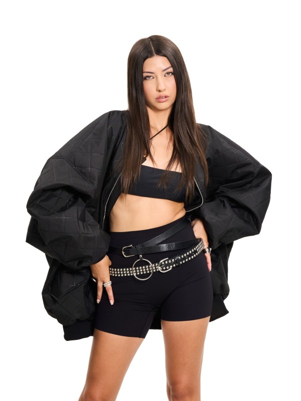 Cloud oversize bomber jacket