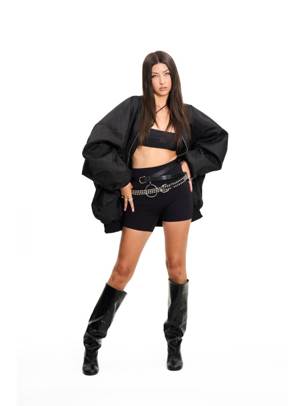 Cloud oversize bomber jacket