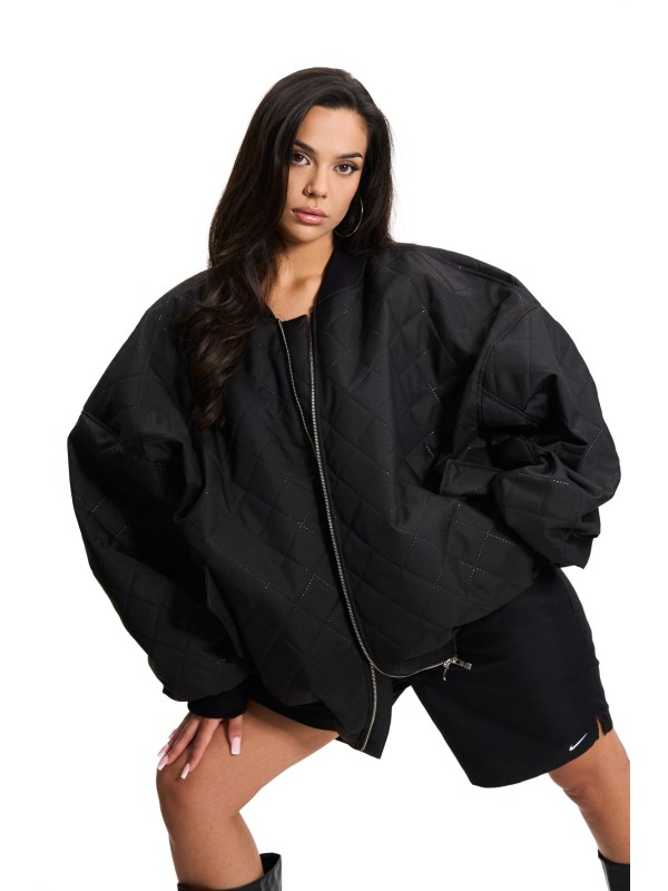 Cloud oversize bomber jacket