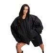 Cloud oversize bomber jacket