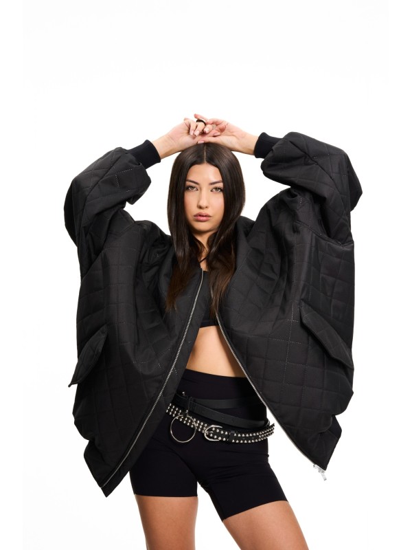 Cloud oversize bomber jacket