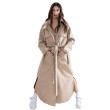 Parka Longline Collar Oversize mocca