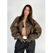 Krótka kurtka typu bomber camo